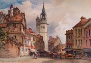 Evreux, c1855 by William Callow