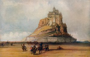 Mont St. Michel, c1861 by William Callow