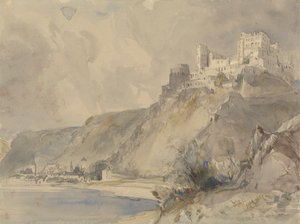 Rheinfels ve Aziz Goar by William Callow
