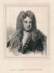 "Sir John Vanburgh", 1830. by William Camden Edwards