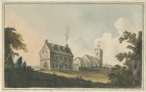 Edingale Kilisesi: sulu boya ve [c 1790]