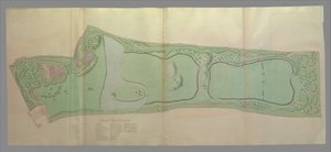 Kew'deki Bahçelerin Genel Planı, 1763.