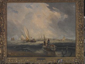 Bligh Sands, Sheerness (tuval üzerine yağlıboya) by Clarkson Frederick Stanfield
