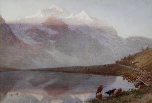 Gün Doğumunda Jungfrau by William Collingwood