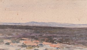 Manzara: Uzakta Dağ ve Vadi by William Collins