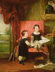 Lord Charles ve Lord Thomas Pelham Clinton by William Collins