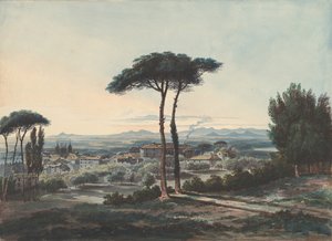 Frascati, Roma Yakınları, 1819. by William Cowen