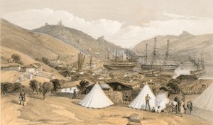 Balaklava, denize doğru bakıyor by William Crimea Simpson