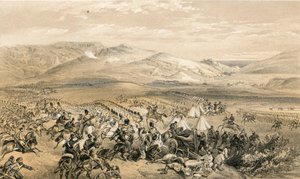 Ağır süvari tugayının hücumu, 25 Ekim 1854 by William Crimea Simpson