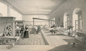 One of the wards of the hospital at Scutari by William Crimea Simpson