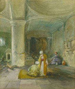 Huldah the Prophetess Kapısı, Kudüs, 1871 (kağıt üzerinde wc ve kurşun kalem)
