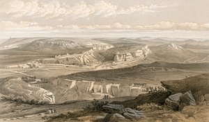 Inkermann ve Mağaralar Şehri kalıntıları by William Crimea Simpson