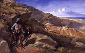 Tepelerde İki Eşkıya, 1857 by William Crimea Simpson