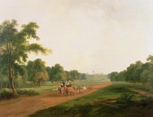 Hindistan'da Bir Av Partisi by William Daniell