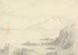 Jura ve Islay arasındaki Sound'un Güney Girişi by William Daniell