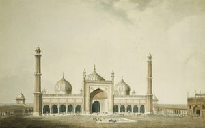 Jama Mescidi, Delhi, by William Daniell