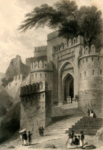 Kulnhuttea Kapısı, Rotas Gür, 1835. by William Daniell