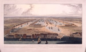 Batı Hindistan Rıhtımları, Poplar, Londra, 1802