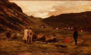 The Rifle Range (kağıt üzerinde yağlı boya) by William Darling McKay