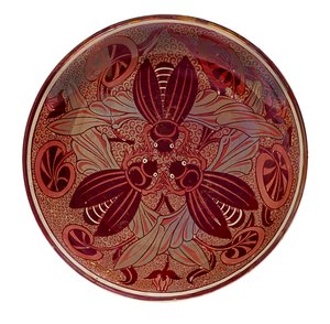Kırmızı Parlak Böcek Plakası, 1888-1907 by William de Morgan