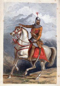 Şamil ve İmam Şamil - İmam Şamil (1797-1871) - Dickes, William (1815-1892) - Renkli litografi - 18x11 - Özel Koleksiyon
