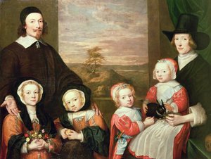 Tanımlanamayan aile portresi, geleneksel olarak Sir Thomas Browne