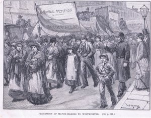 Westminster 1871 AD için çöpçatanların alayı by William Douglas Almond