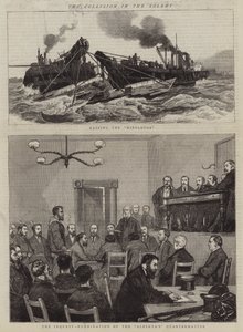 Solent'teki Çarpışma by William Edward Atkins