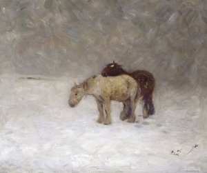 Bir Kar Fırtınası, 1891 dolayları (tuval üzerine yağlı boya)