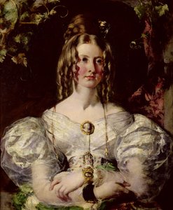 Elizabeth Potts (tuval üzerine yağlıboya) by William Etty