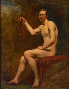 Muhafız Higgins, c.1830 (gemide yağ) by William Etty