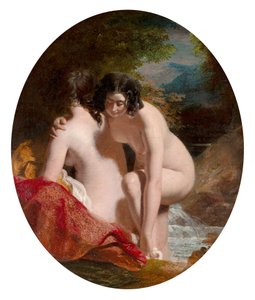 Yıkanan Kadınlar (panel üzerine yağlıboya) by William Etty