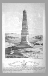 Yarborough Anıtı, Bembridge Down, 19. yüzyılın sonlarında.