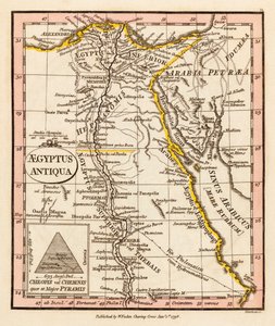 Antik Mısır. Harita.