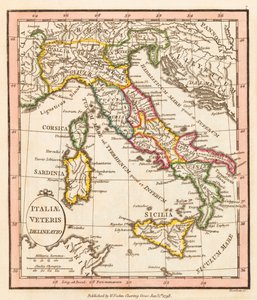 Antik İtalya. Harita.