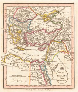 Doğu Roma İmparatorluğu. Harita.