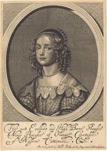 Mary, Orange Prensesi by William Faithorne after Sir Anthony van Dyck