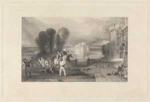 Mannering, Hazlewood ve Kaçakçılar by William Finden