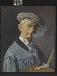 Ressam Adam (tuval üzerine yağlıboya)