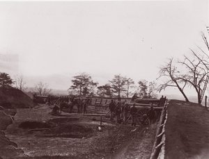 Dutch Gap, Virginia yakınlarında. Fort Brady, yaklaşık 1865.
