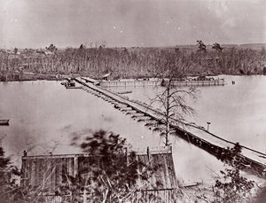 Pontoon Köprüsü, Broadway Landing, Appomattox Nehri, 1861-65.