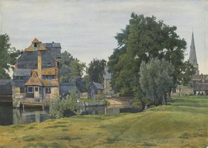 Houghton Mill, St Ives Yakınında, Huntingdonshire, 1889