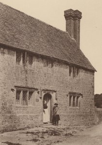 Bean Lodge, New Grove Lane, Petworth yakınlarında, Sussex (b/w fotoğraf) by William Galsworthy Davie