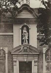 Doorway, Berkeley Almshouses, Worcester (s/b fotoğraf)