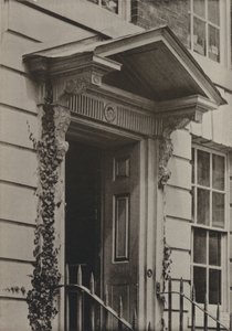 Kapı, Castle Hill, Winchester (s/b fotoğraf)