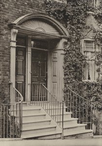 Kapı, High Street, Lewes, Sussex (s/b fotoğraf) by William Galsworthy Davie