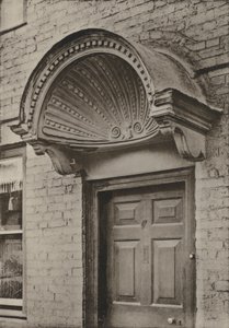 Doorway, Ledbury, Herefordshire (s/b fotoğraf) by William Galsworthy Davie