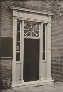 Doorway, Newbury, Berks (s/b fotoğraf) by William Galsworthy Davie