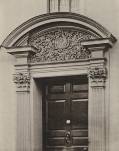 Kapı, Pudding Lane, Maidstone, Kent (s/b fotoğraf)