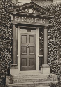 Doorway, Tenterden, Kent (s/b fotoğraf)